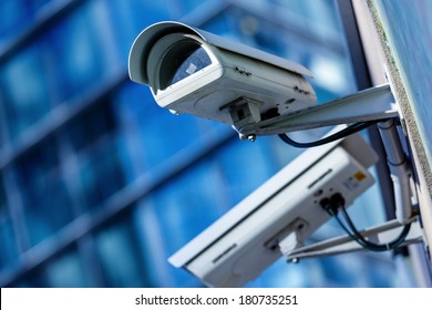security camera and urban video - Shutterstock ID 180735251