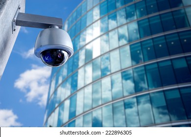 Security CCTV Camera In Office Building