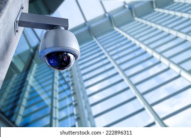 Security CCTV Camera In Office Building