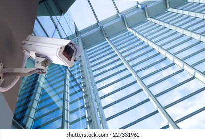 Security CCTV Camera In Office Building