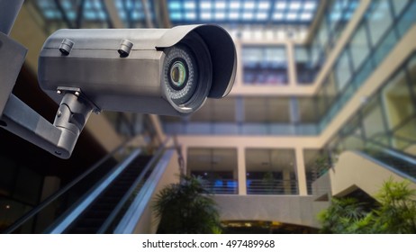 Security CCTV Camera In Office Building Installed Indoor