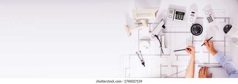 Konzeption des Projekts "Home" der CCTV-Kamera für Sicherheit