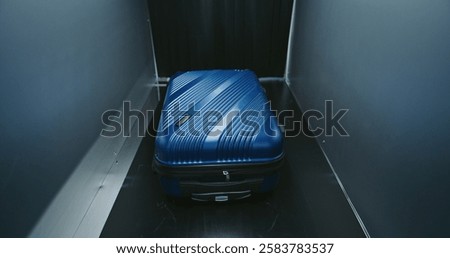 Similar – Image, Stock Photo Conveyor belt inside a warehouse