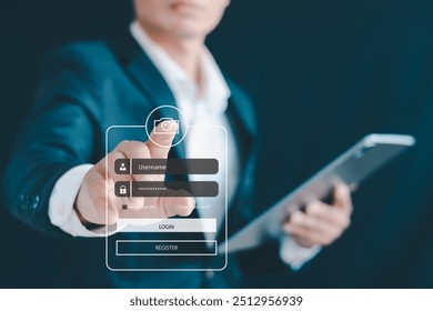 Security Concept Security and Encrypted User Privacy Secure Access