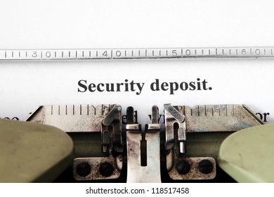 Security Deposit