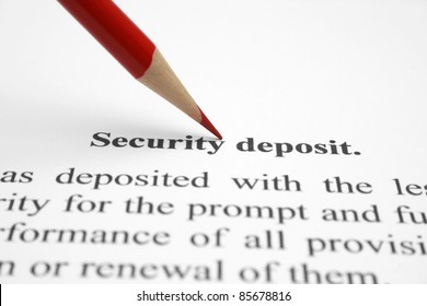 Security Deposit