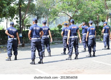 Security Guard Training On February 9, 2019 In Solo, Indonesia