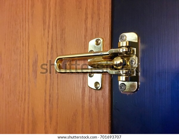 Security Latch Swing Door Lock Stock Photo Edit Now 701693707