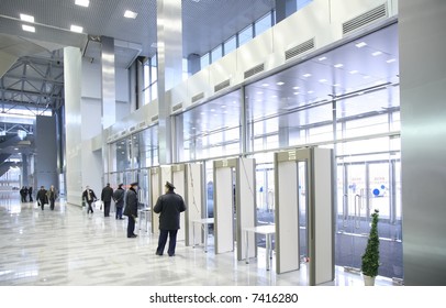 Security Officers At The Entrance