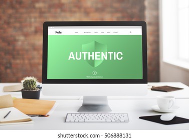 Security Privacy Web Page Concept