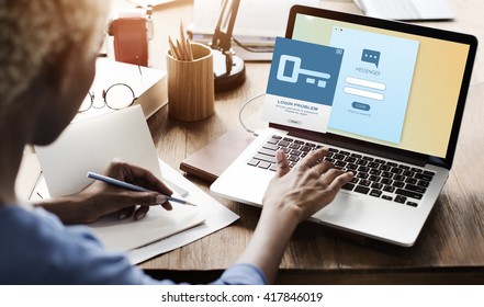 Security Register Account Apply Concept