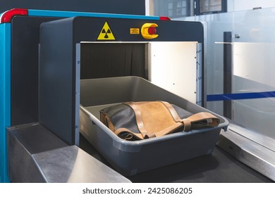 Security scanners in the airport security checkpoint. High quality photo - Powered by Shutterstock