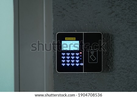 Security System and finger scanner 
