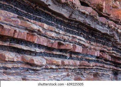 Sedimentary Coastal Rock Layers