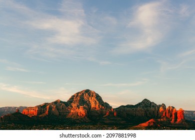 Sedona Red Rocks At Sunset