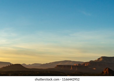 Sedona Sunset Sky Color Change