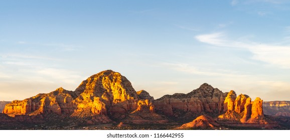 Sedona Sunset Sky Color Change