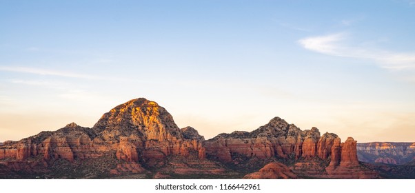 Sedona Sunset Sky Color Change