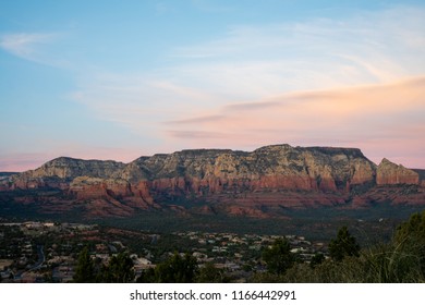 Sedona Sunset Sky Color Change