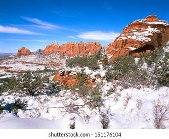 Sedona Vista Winter Snow