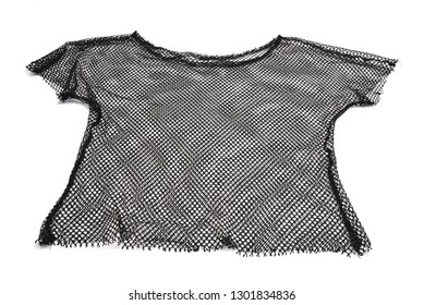 A See Through Black Men’s Mesh Shirt