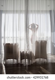 See Through Curtain Sexy