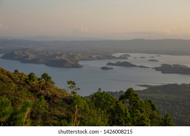 Seeing The Beauty Of Sentani Airport, Papua Was Taken In The Afternoon From Tugu Mc. Artur