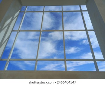 Seeing Clear Sky at The Window