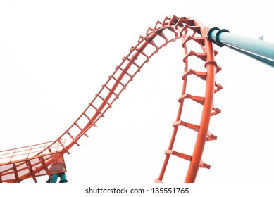 A Segment Of A Roller Coaster ,isolated