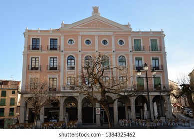 Segovia, Spain – February 24, 2019: Juan Bravo Theater In Segovia, Spain, Europe