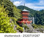 Seiganto-ji temple near Nachi Falls in Wakayama, Japan