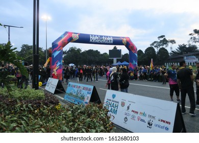  Selangor. Malaysia. 12.01.2020. Shah Alam Car Free Day. It Was Introduced As Part Of The City Low Carbon City Initiative,to Aim To Be A Low Carbon City By 2030.