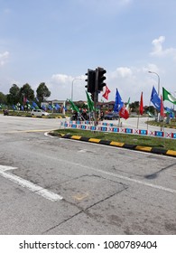 Selangor, Malaysia May 01, 2018:  Poster War In Conjunction Of 14th  Malaysian General Election On 9th May 2018