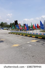 Selangor, Malaysia May 01, 2018:  Poster War In Conjunction Of 14th  Malaysian General Election On 9th May 2018