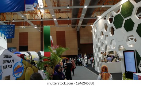 SELANGOR,MALAYSIA-DISEMBER 01,2018: Malaysia Agriculture, Horticulture and Agrotourism (MAHA) Show 2018.Showcase the latest in agriculture technology, agro food and agro-based products and services