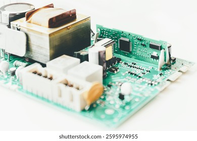 Selected focus microprocessor for electronic circuit board