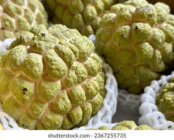 Selected focus for sugar apple - Shutterstock ID 2367255735