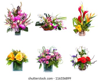 Selection Of Flower Arrangement