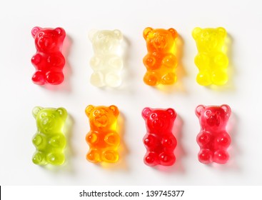 selection of gummy bears