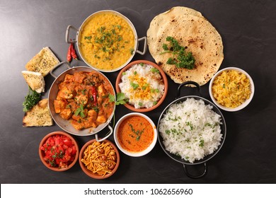 Selection Of Indian Food