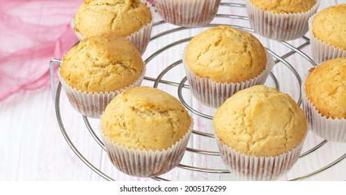 Vanilla Cupcakes No Frosting High Res Stock Images Shutterstock