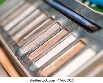 Selective focus Closeup makeup tool
