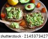 avocado guacamole toast