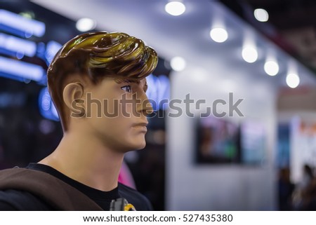 selective focus Mannequin.