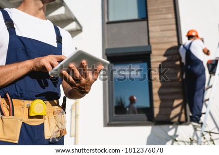 Similar – Image, Stock Photo Focus on the façade Facade