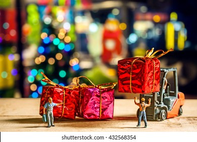 Forklift Christmas Images Stock Photos Vectors Shutterstock
