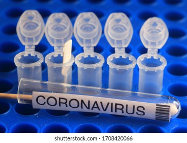 Selective Focus On Testing For Covid-19 Protocol Using RNA And Real Time PCR Technology To Detect SARS-Cov-2 Coronavirus Concept