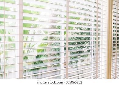 Selective Focus Point On Blinds Window Stock Photo 385065232 | Shutterstock