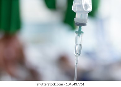 Intravenous Fluid Infusion During Advance Surgery Stock Photo ...