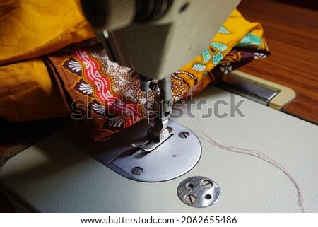 Selective focus of sewing machine